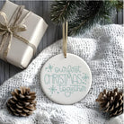 Personalized Our First Christmas Ornament: Newlywed Keepsake Gift
