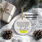 In-Law Christmas Ornament - Personalized Wedding Keepsake - Mother In Law Gift - From Bride 2025