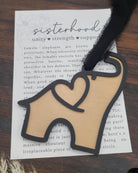 Handcrafted Wooden Elephant Ornament: Friendship Gift and Car Charm