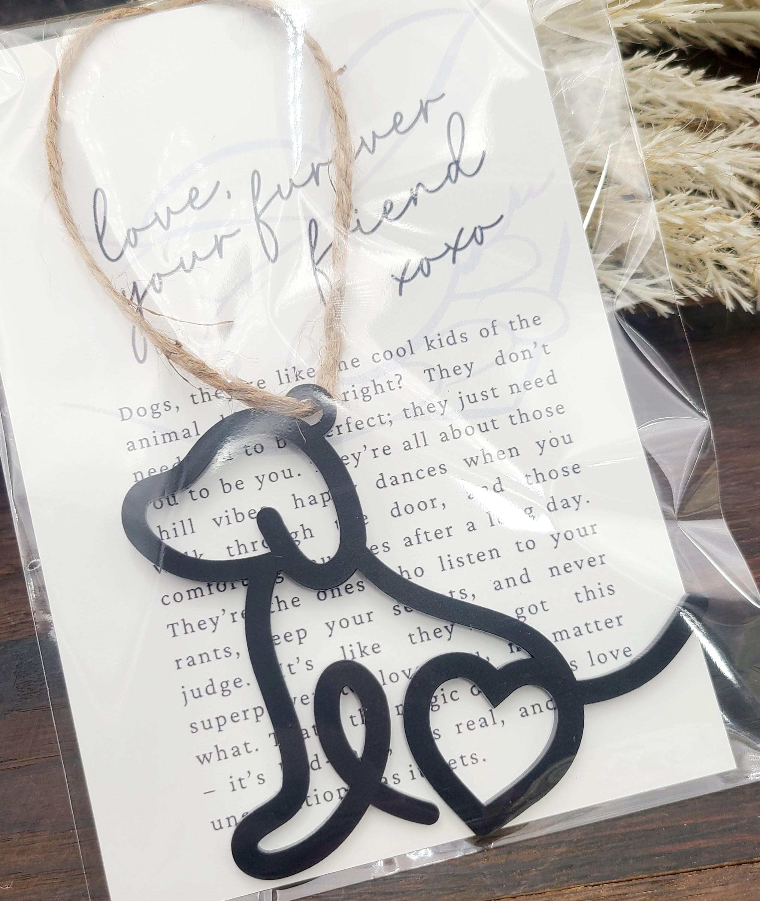 Personalized Dog Memorial Ornament, Wooden Christmas Ornament