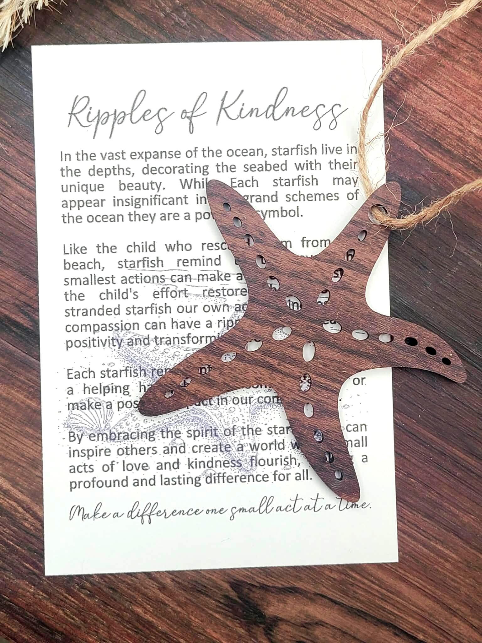 Starfish - Story Card Ornament