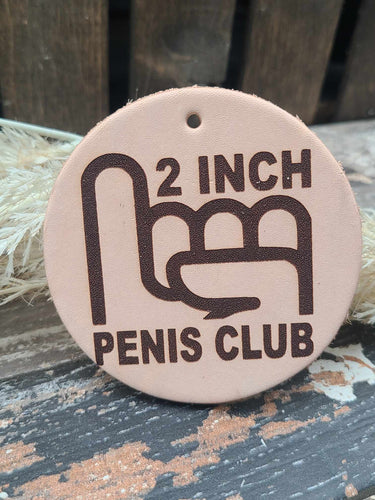 Leather Air Freshener- 2 Inch Penis Club