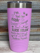 Child Care Provider Tumbler: Laser Engraved Insulated Tea Cup Gift for Christmas