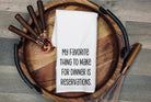 Funny Kitchen Tea Towel: Humorous Host Gift