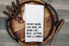 Funny Kitchen Tea Towel: Aging Like Milk, Host Gift