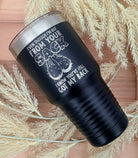 Sarcastic Stepdad Gift: Laser Engraved Insulated Tumbler