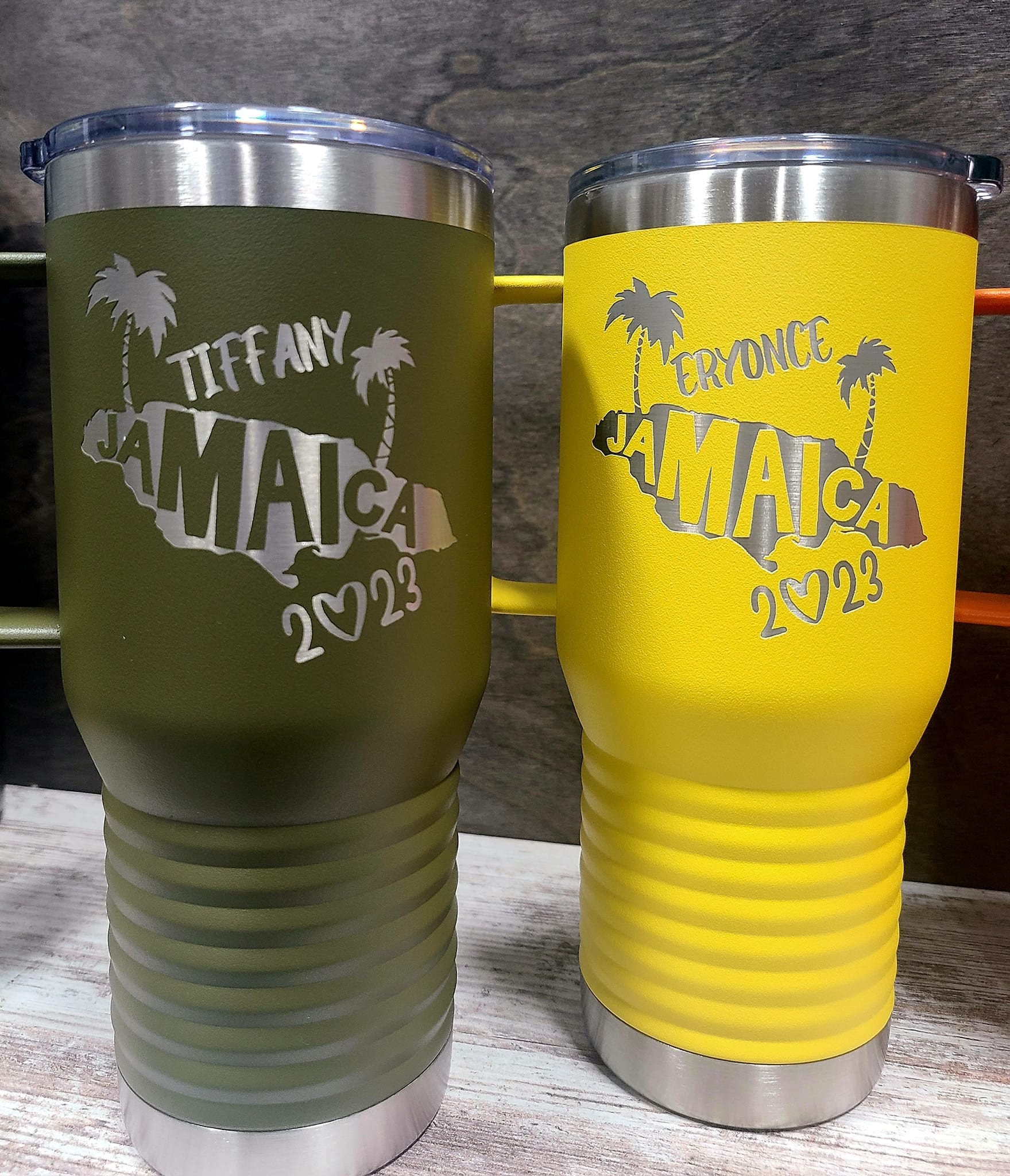 Laser Engraved 20 oz Travel Mug: Personalized Insulated Coffee Cup