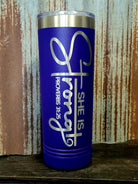 Laser Engraved 22 oz Skinny Tumbler: Insulated Custom Travel Mug