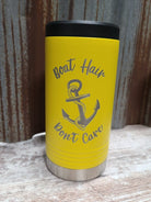 Personalized Logo Can Holder: Custom Engraved Stainless Steel Beverage Cooler