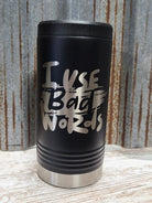 Personalized Logo Can Holder: Custom Engraved Stainless Steel Beverage Cooler
