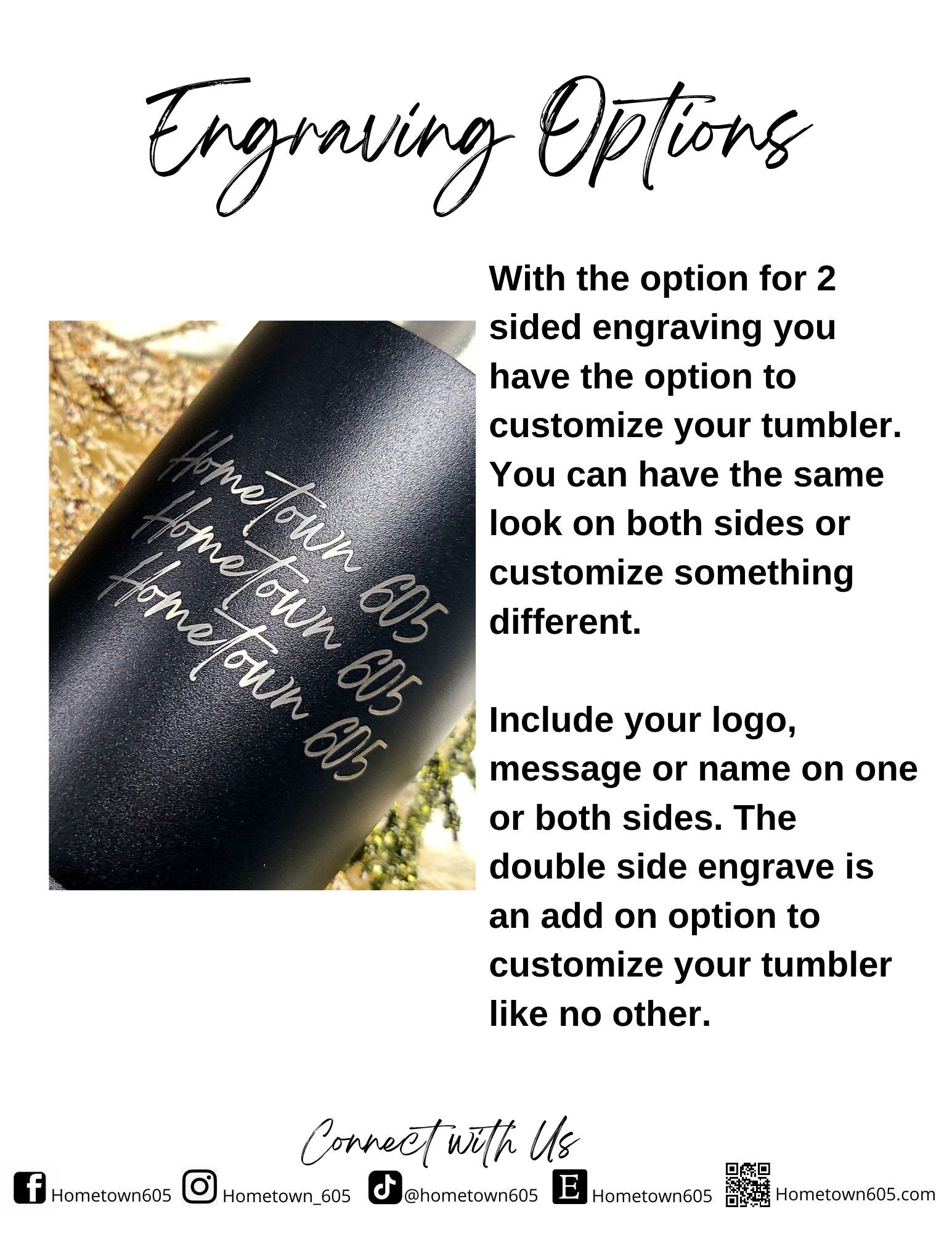 15 Oz Personalized Travel Mug: Laser Engraved Stainless Steel