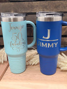 Laser Engraved 40 oz Polar Camel Travel Mug: Personalized Insulated Tumbler