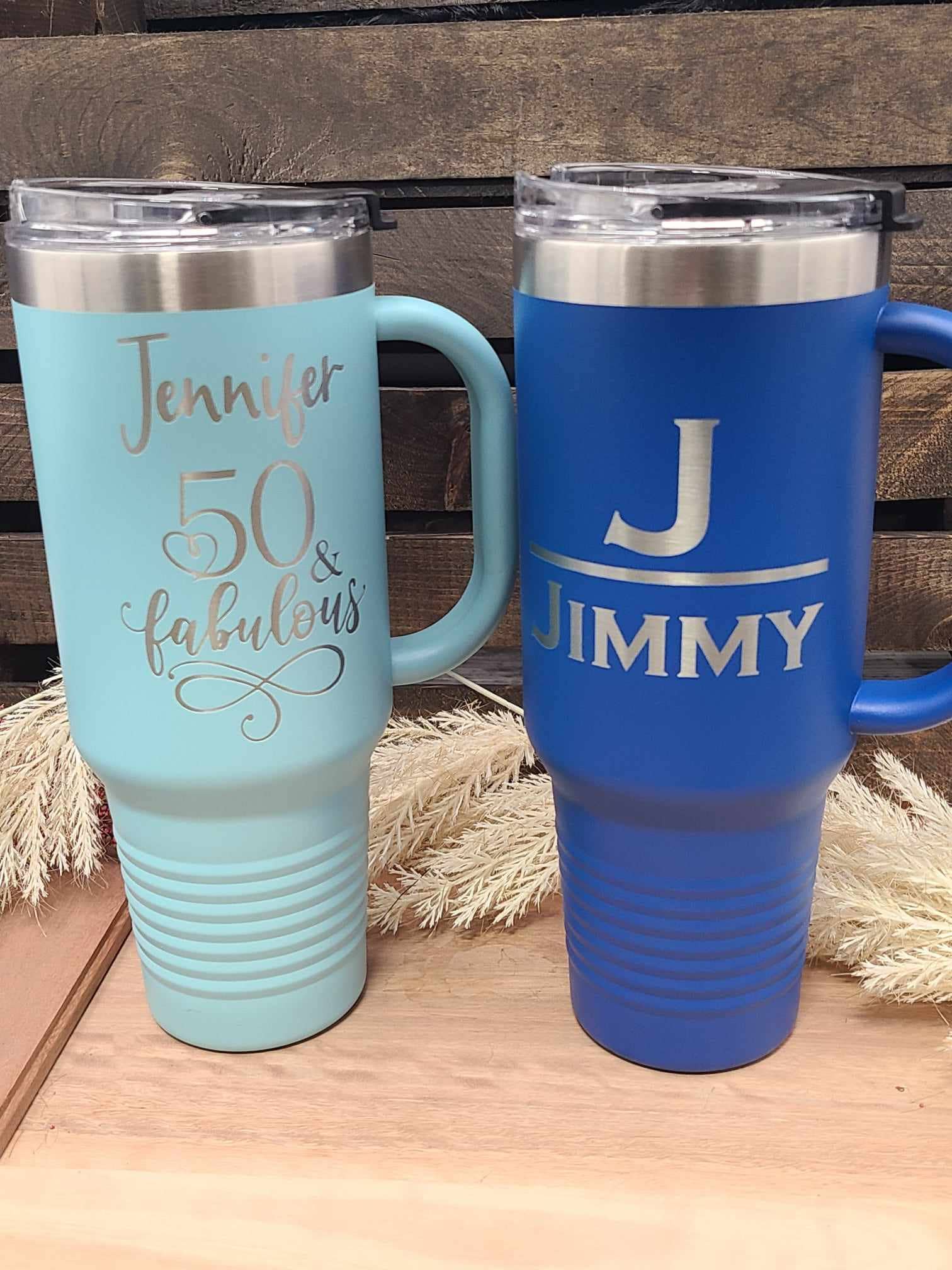 Laser Engraved 40 oz Polar Camel Travel Mug: Personalized Insulated Tumbler
