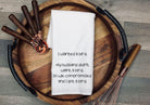 Bird Lover Flour Sack Tea Towel: Rustic Kitchen Decor, 100% Cotton Gift for Christmas