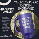 Laser Engraved 40 oz Polar Camel Travel Mug: Personalized Insulated Tumbler