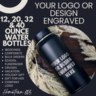 Personalized Water Bottle: Laser Engraved Stainless Steel Polar Camel