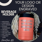 Beverage Holders, Custom Engraved Can Holder, Personalized Gifts, Bottle Holder custom logo, Engraved Beverage Holder, Custom Logo Gifts