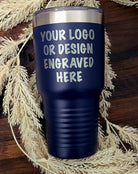 Engraved Travel Mug: Personalized Insulated Stainless Steel, 30 oz