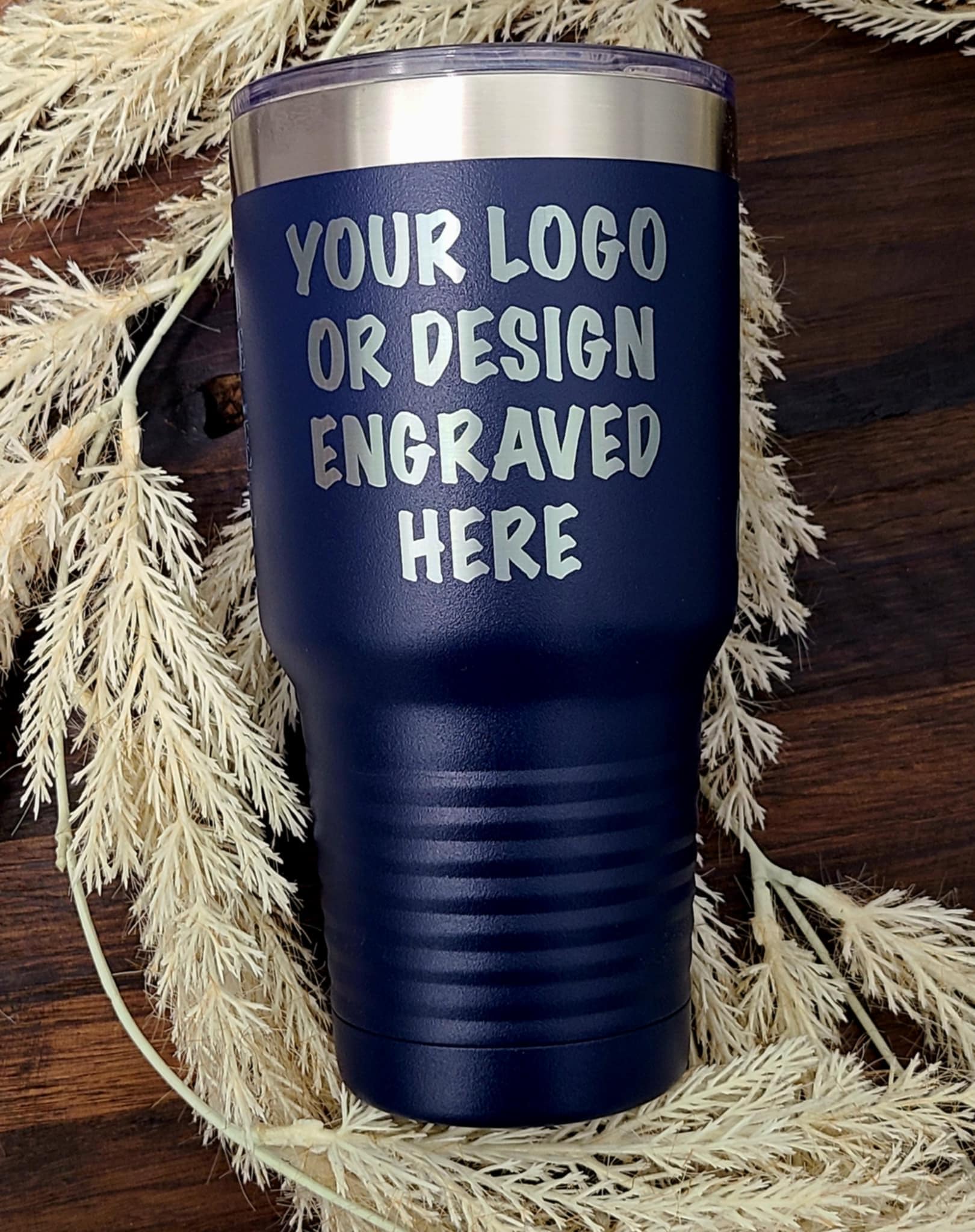 Engraved Travel Mug: Personalized Insulated Stainless Steel, 30 oz