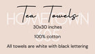 Funny Temptation Tea Towel: 100% Cotton Flour Sack Dish Cloth
