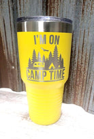 Camp Time Engraved Tumbler, Insulated Camping Mug