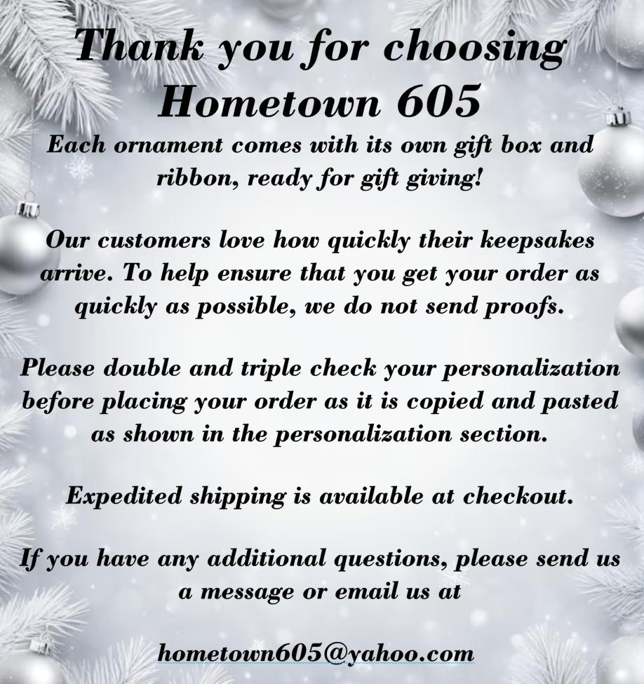 Personalized Mr & Mrs First Christmas Ornament: Wedding Keepsake
