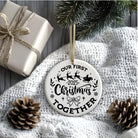 Personalized First Christmas Ornament 2025: Newlywed Keepsake Gift