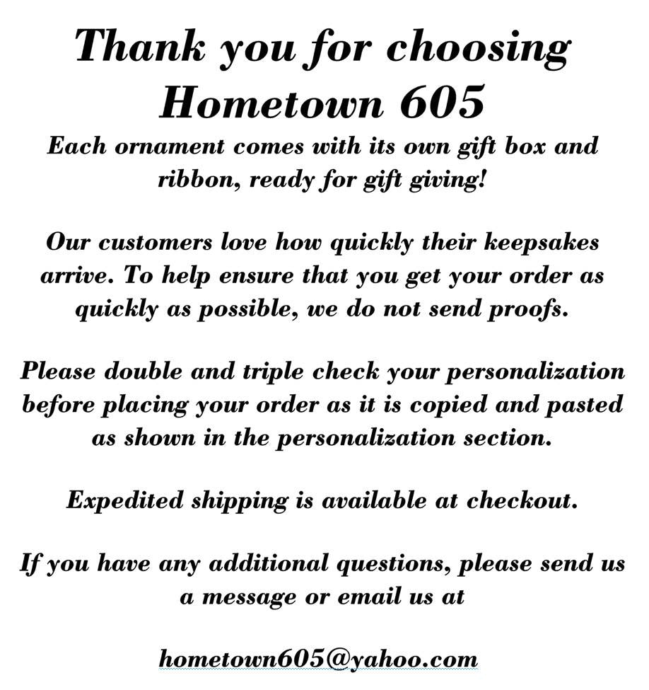 Personalized Teacher Thank You Ornament: Custom Ceramic Keepsake Gift