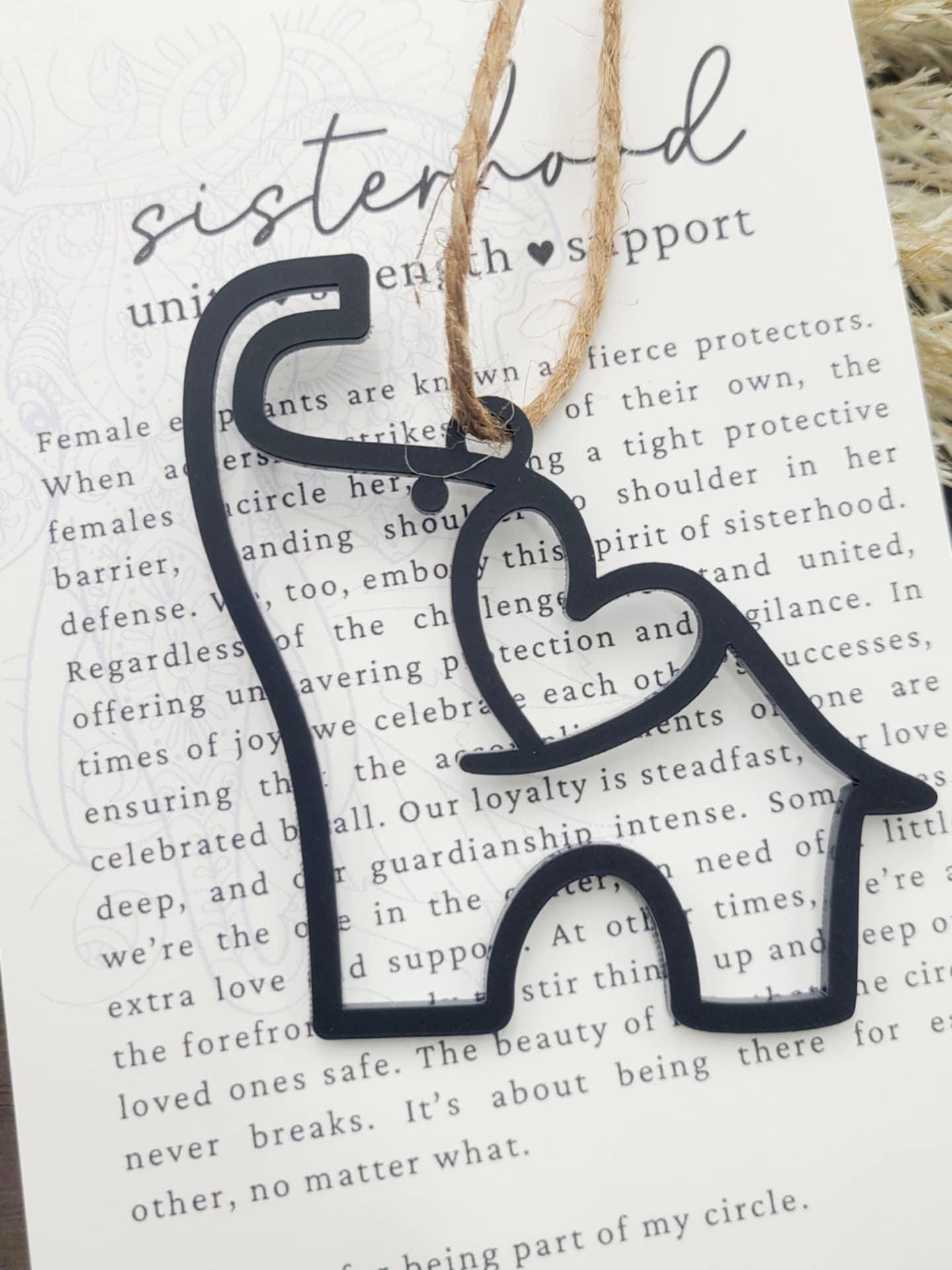 Handcrafted Wooden Elephant Ornament: Friendship Gift and Car Charm