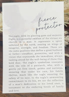 Custom Eagle Memorial Ornament, Tribute, In Memory of, Fly Beside us every day, Sentimental Gift