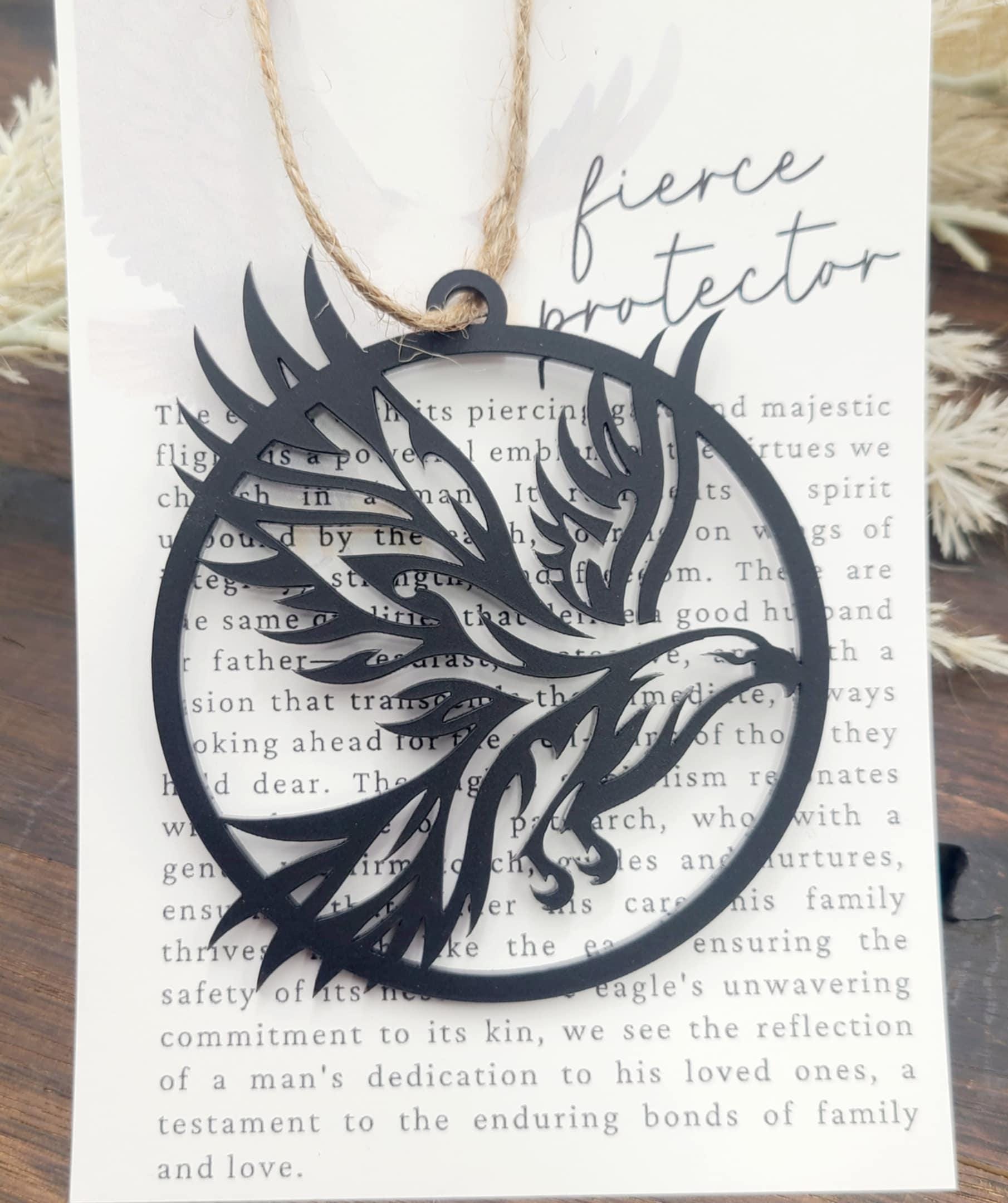 Custom Eagle Memorial Ornament, Tribute, In Memory of, Fly Beside us every day, Sentimental Gift