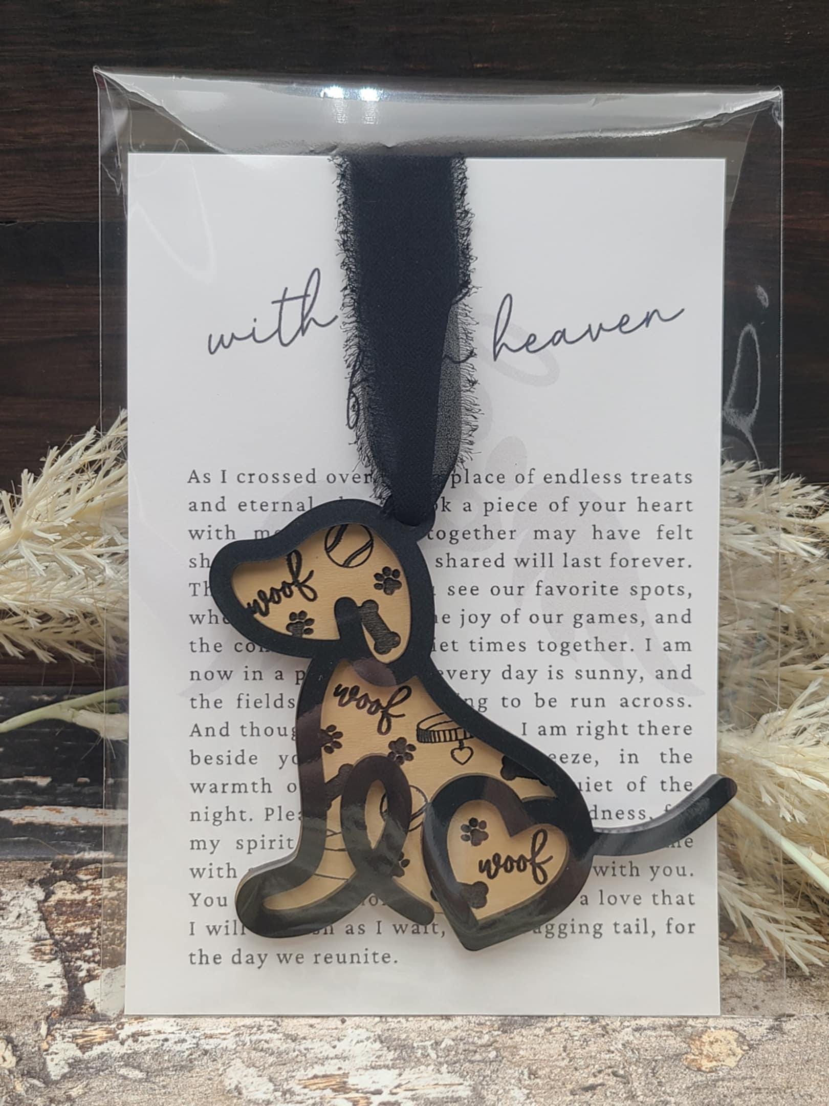 Personalized Dog Christmas Memorial Ornament, Pet Memorial Ornament, Dog Memorial Ornament, Loss of Dog Ornament