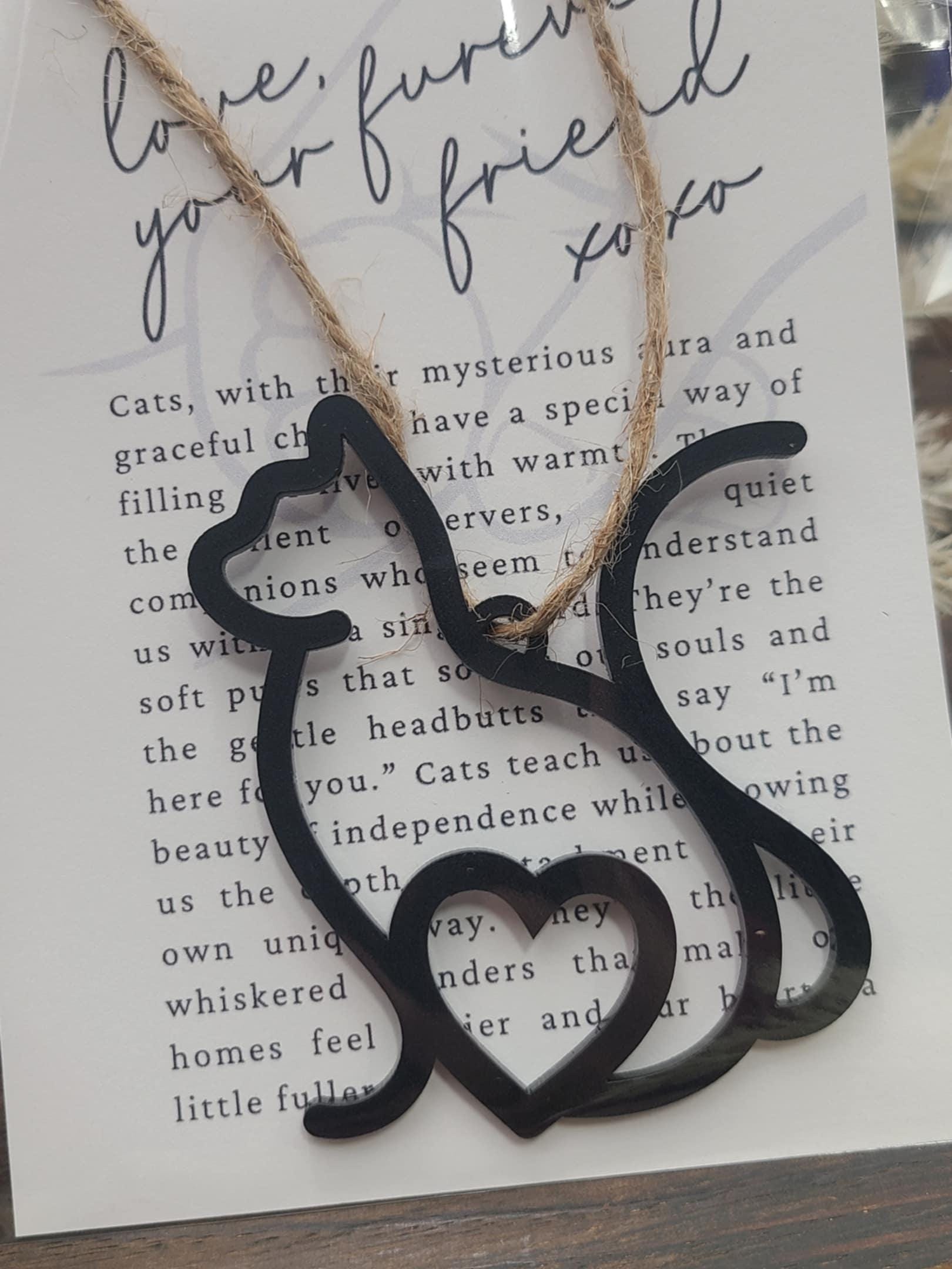 Personalized Cat Christmas Memorial Ornament, Pet Memorial Ornament, Cat Memorial Ornament, Loss of Cat Ornament