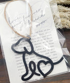 Personalized Dog Memorial Ornament, Wooden Christmas Ornament