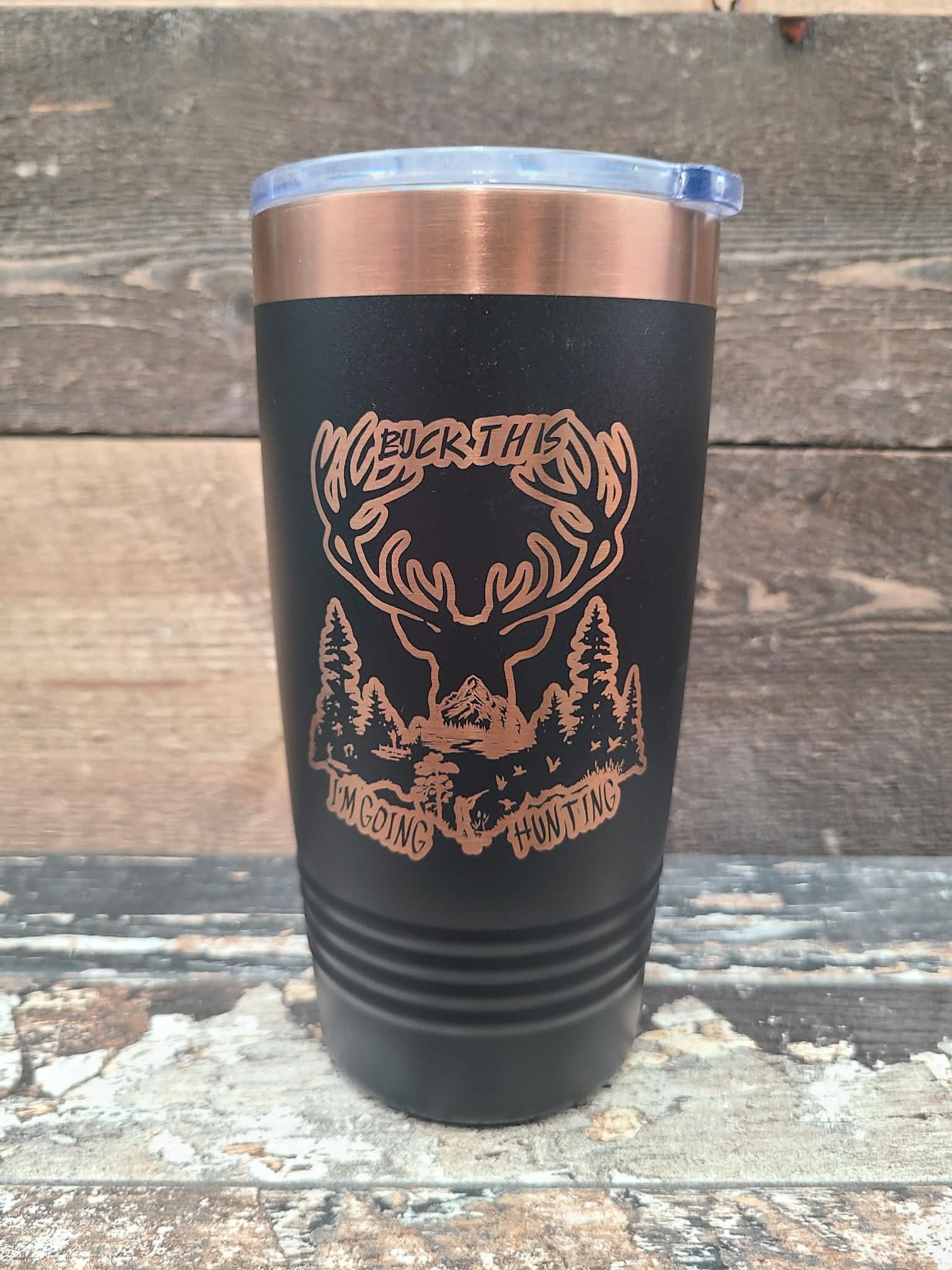 Custom engraved 20 oz stainless steel tumbler: Personalized Logo Gifts