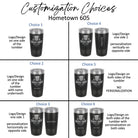 Personalized 20oz Sports Mom Tumbler • Baseball, Softball, Football, Soccer Custom Engraved Cup