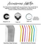 Custom 20oz Fundraiser Tumbler • Bulk Engraved Stainless Steel Cups • School, Sports, Team Fundraising