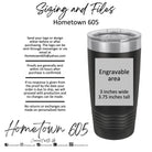 Custom 20oz Fundraiser Tumbler • Bulk Engraved Stainless Steel Cups • School, Sports, Team Fundraising