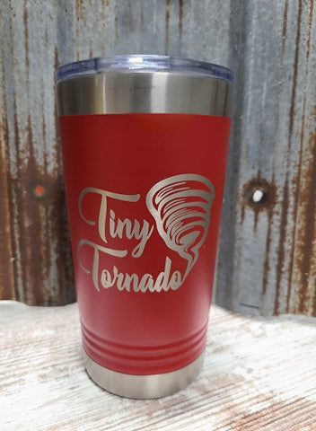 Tiny Tornado kids 16 ounce tumbler