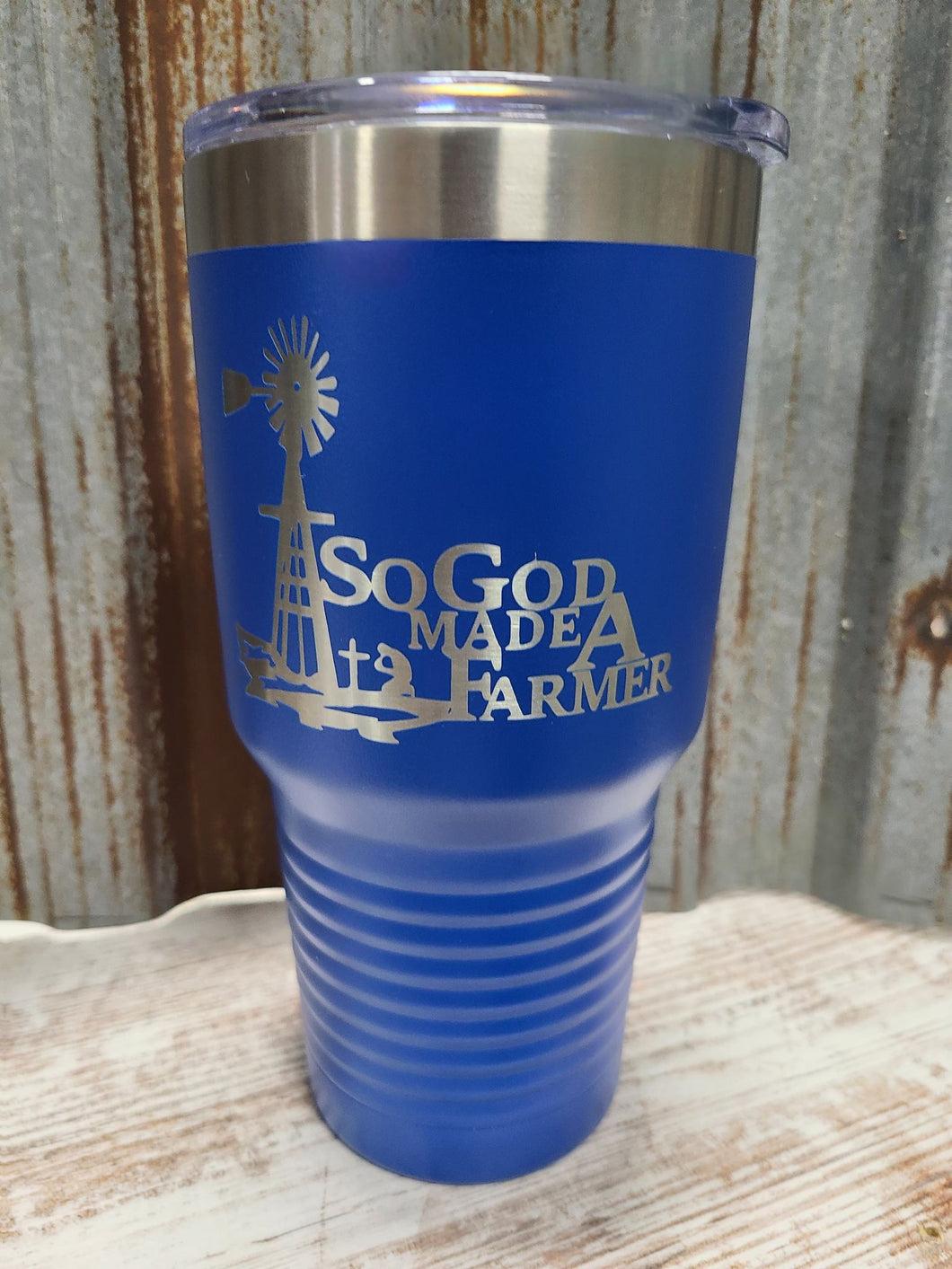 So God made a Farmer 30 ounce Tumbler