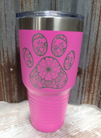 Paw Pink 30 ounce Tumbler