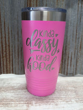 Load image into Gallery viewer, Kinda Classy Kinda Hood Polar Camel Tumbler