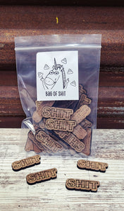 Bag of $hit Gag Gift for family or friends engraved