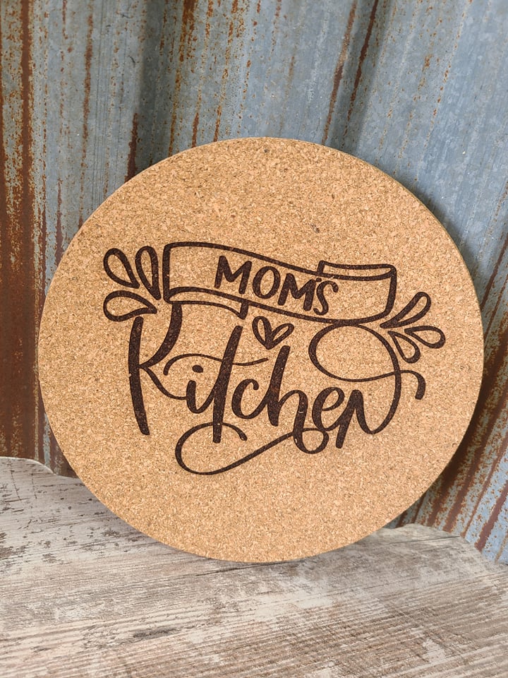 Mom's Kitchen Thick Circular Cork Kitchen Trivet