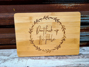 Housewarming Gift, Bamboo Cutting Board, Engraved Cutting Board, Charcuterie Board, cheese board