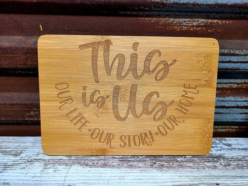 Housewarming Gift, Bamboo Cutting Board, Engraved Cutting Board, Charcuterie Board, cheese board This is Us
