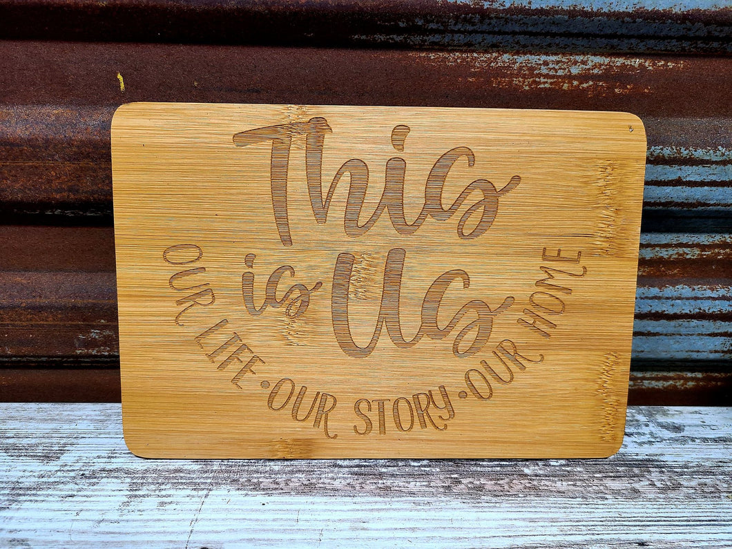 Housewarming Gift, Bamboo Cutting Board, Engraved Cutting Board, Charcuterie Board, cheese board This is Us