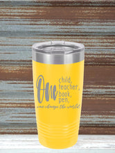 Load image into Gallery viewer, Teacher 20 ounce tumbler Polar Camel