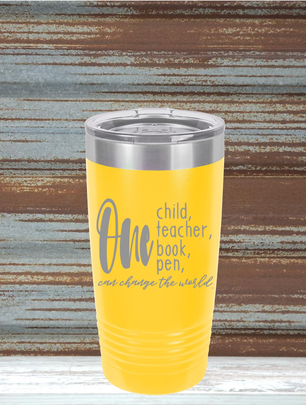 Teacher 20 ounce tumbler Polar Camel