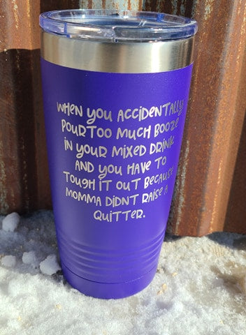 Accidently pour too much booze Polar Camel Tumbler